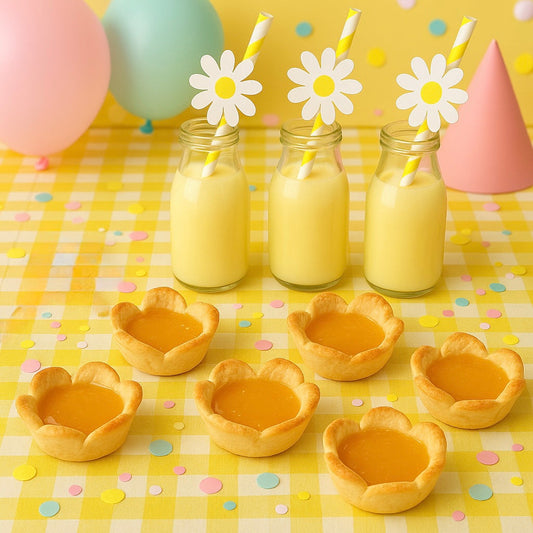 DIY Lemon Curd Daisy Tarts – A Sweet Petal Party Treat!
