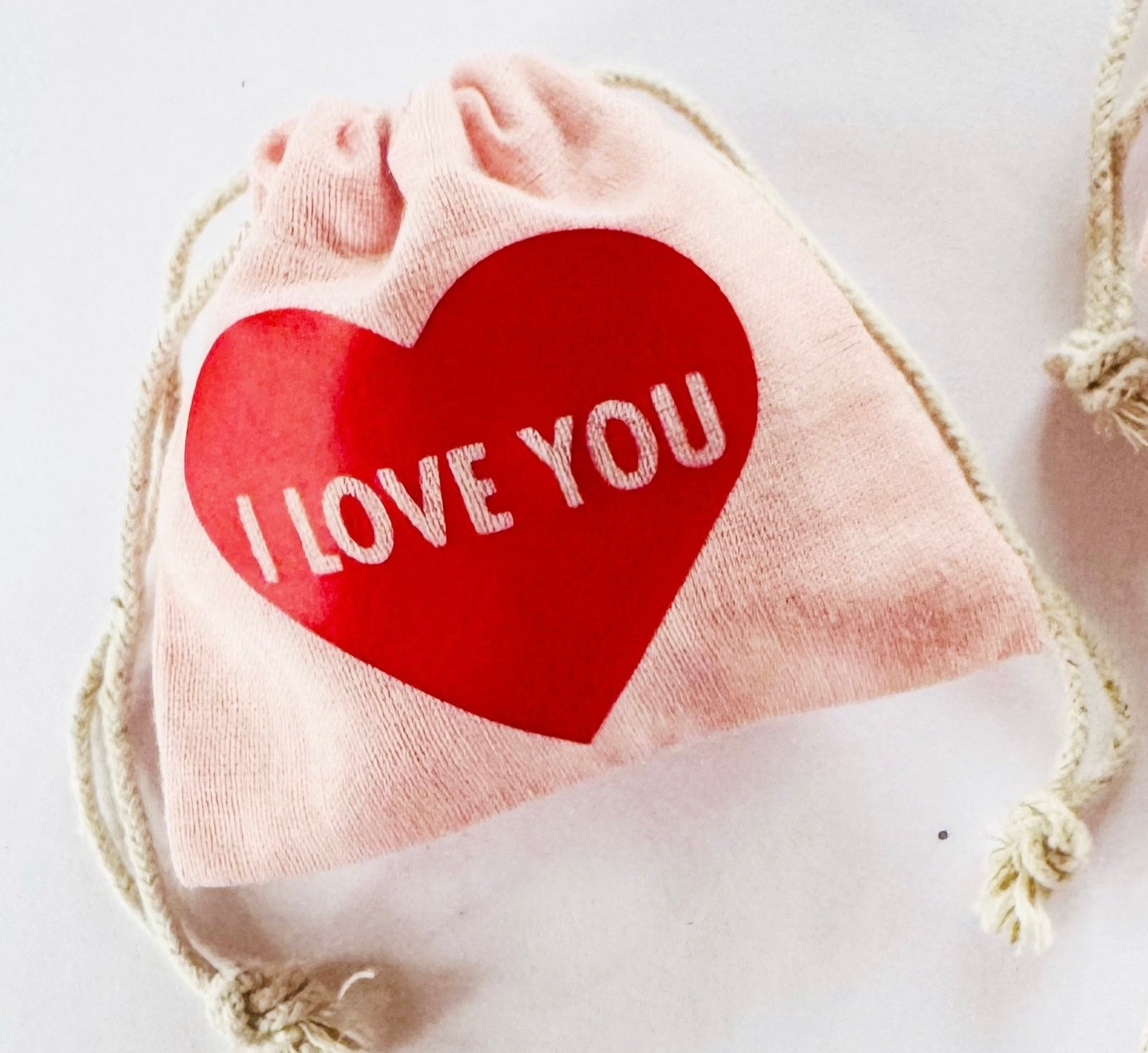Love heart mini gift bags