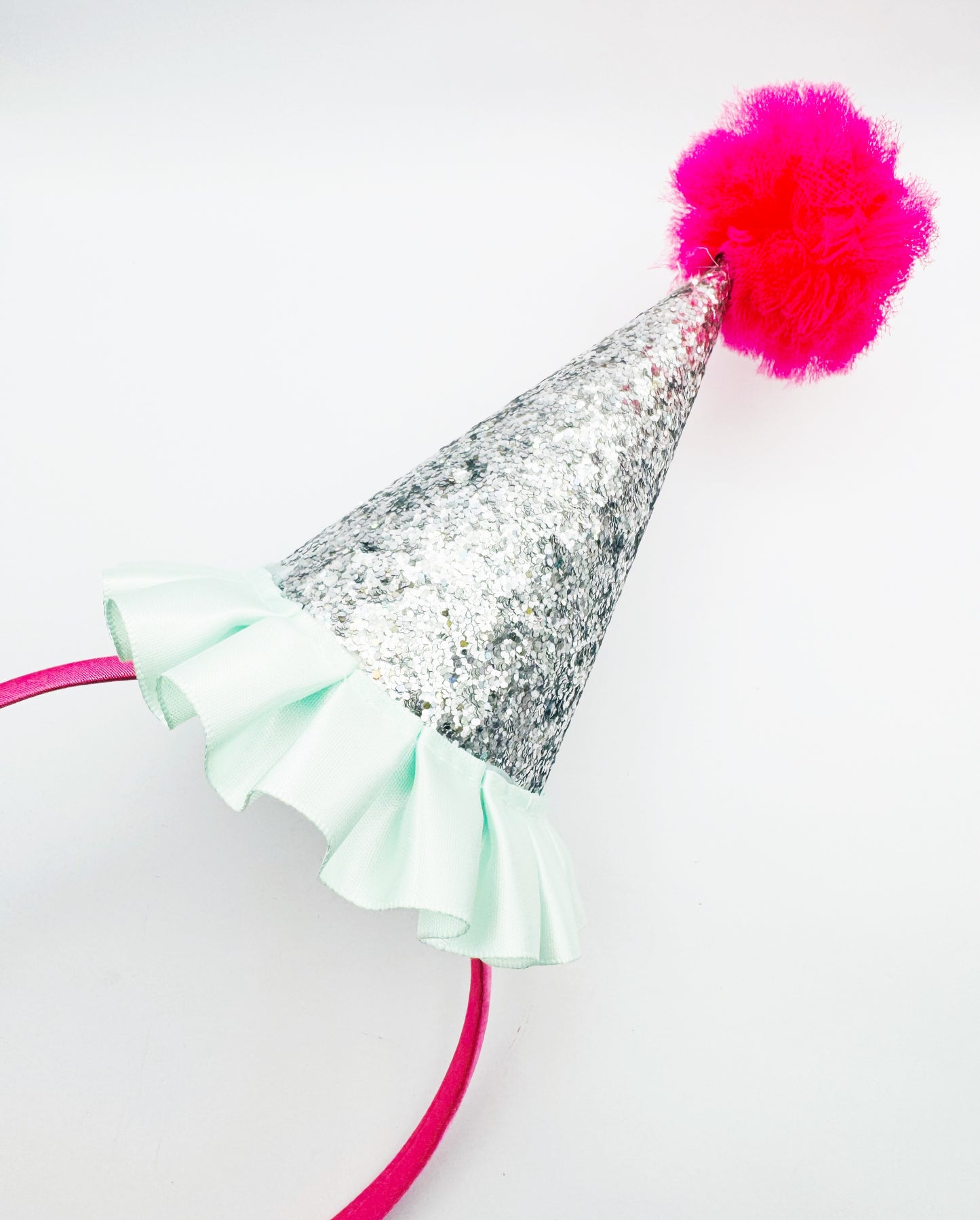 Birthday cone hat headband