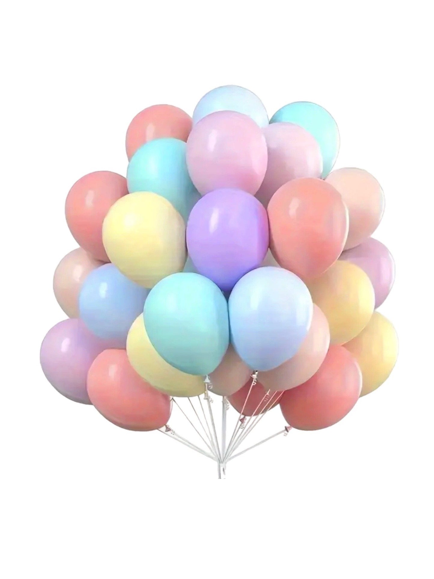 Pastel party balloons