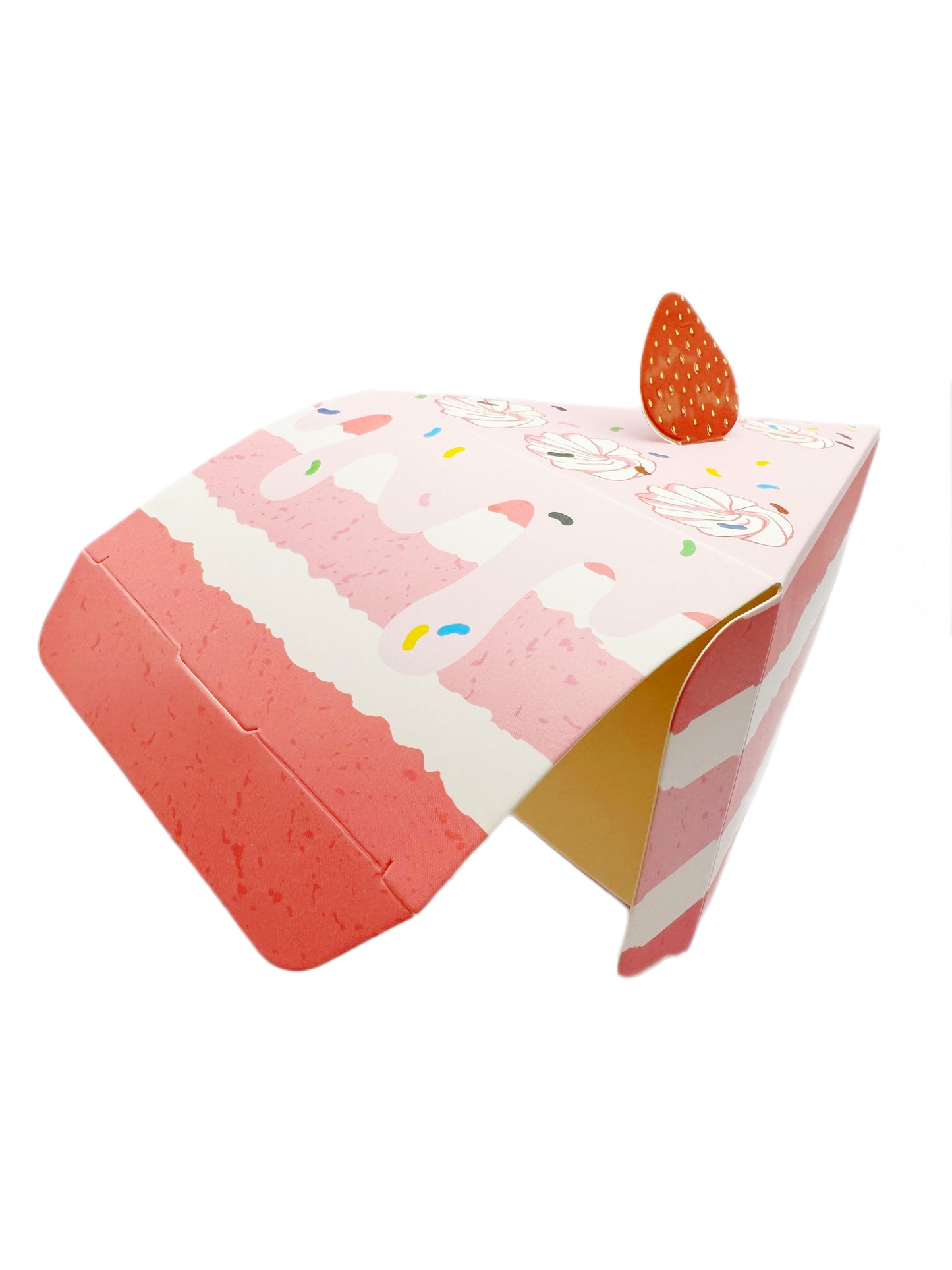 Strawberry cake gift box