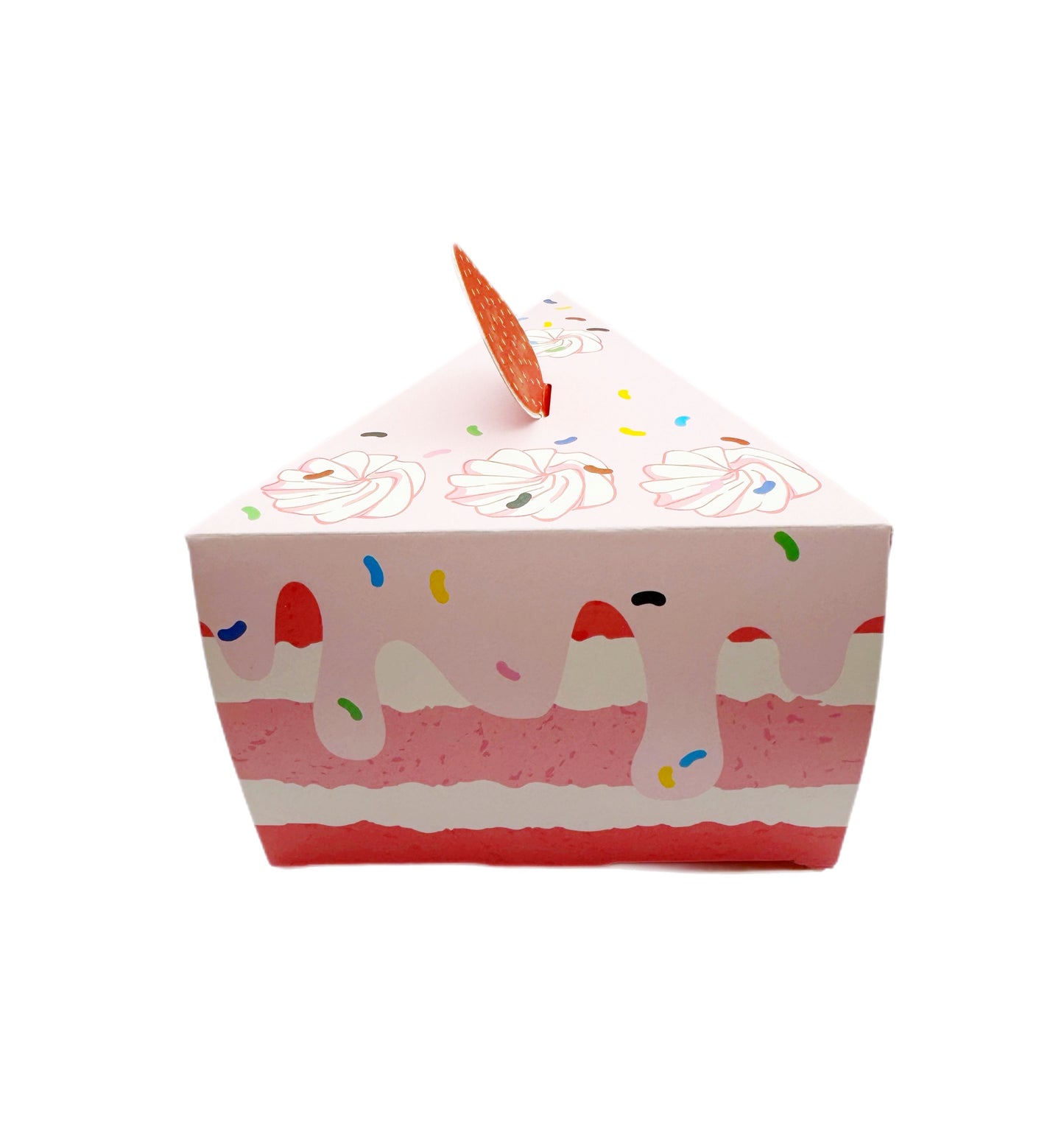 Strawberry cake gift box