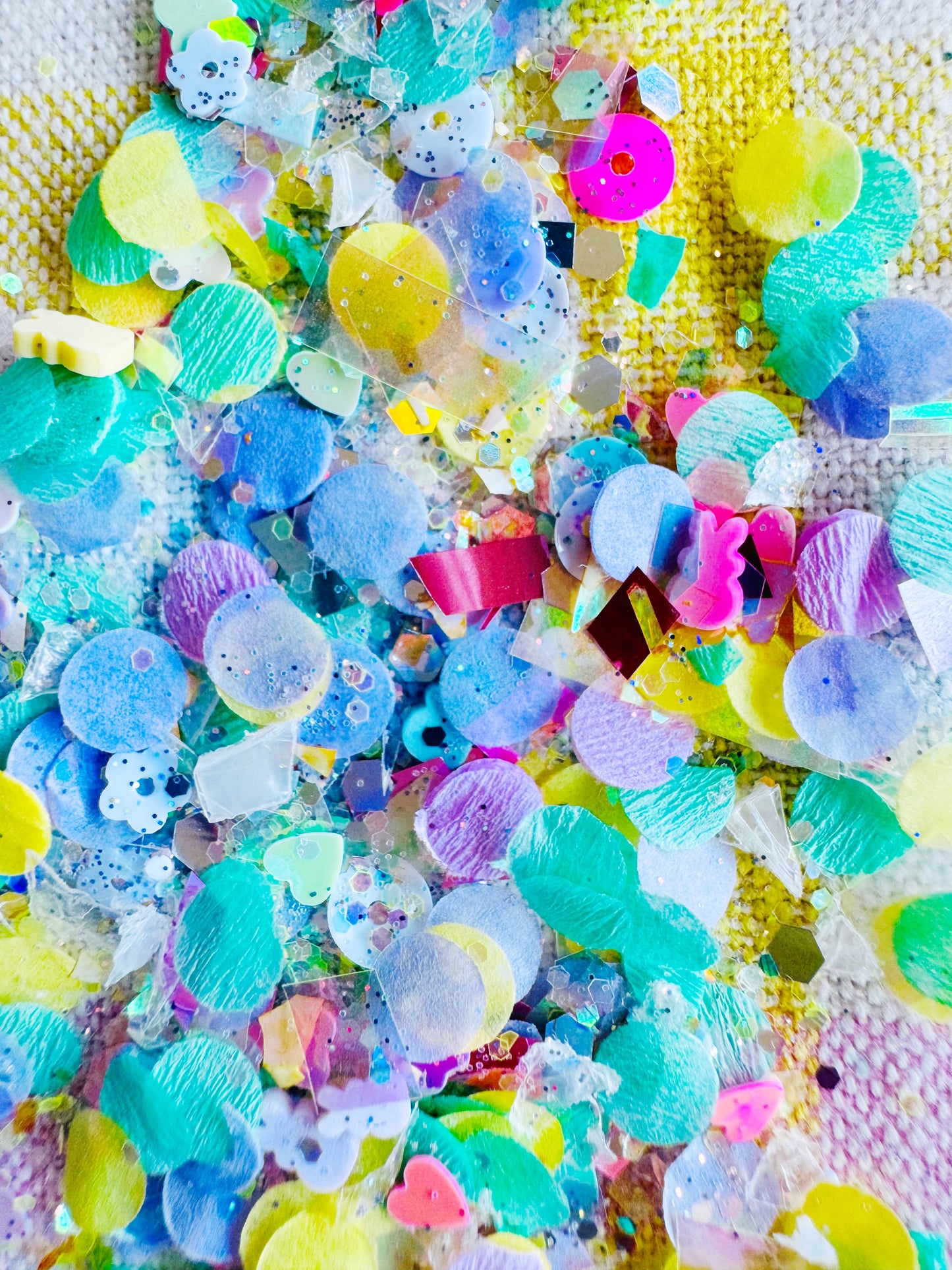 Easter confetti party sprinkles