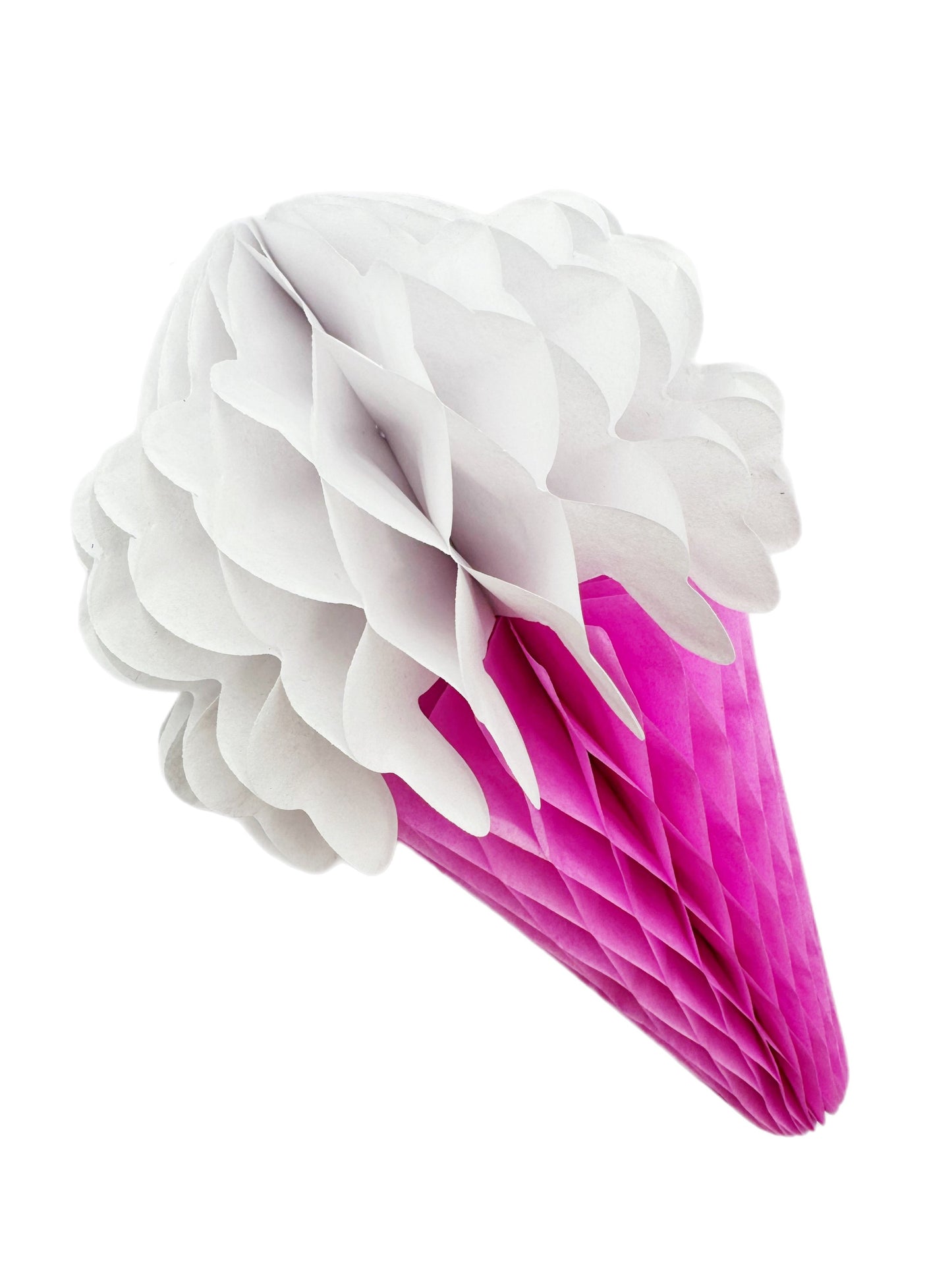Ice cream paper party decorations