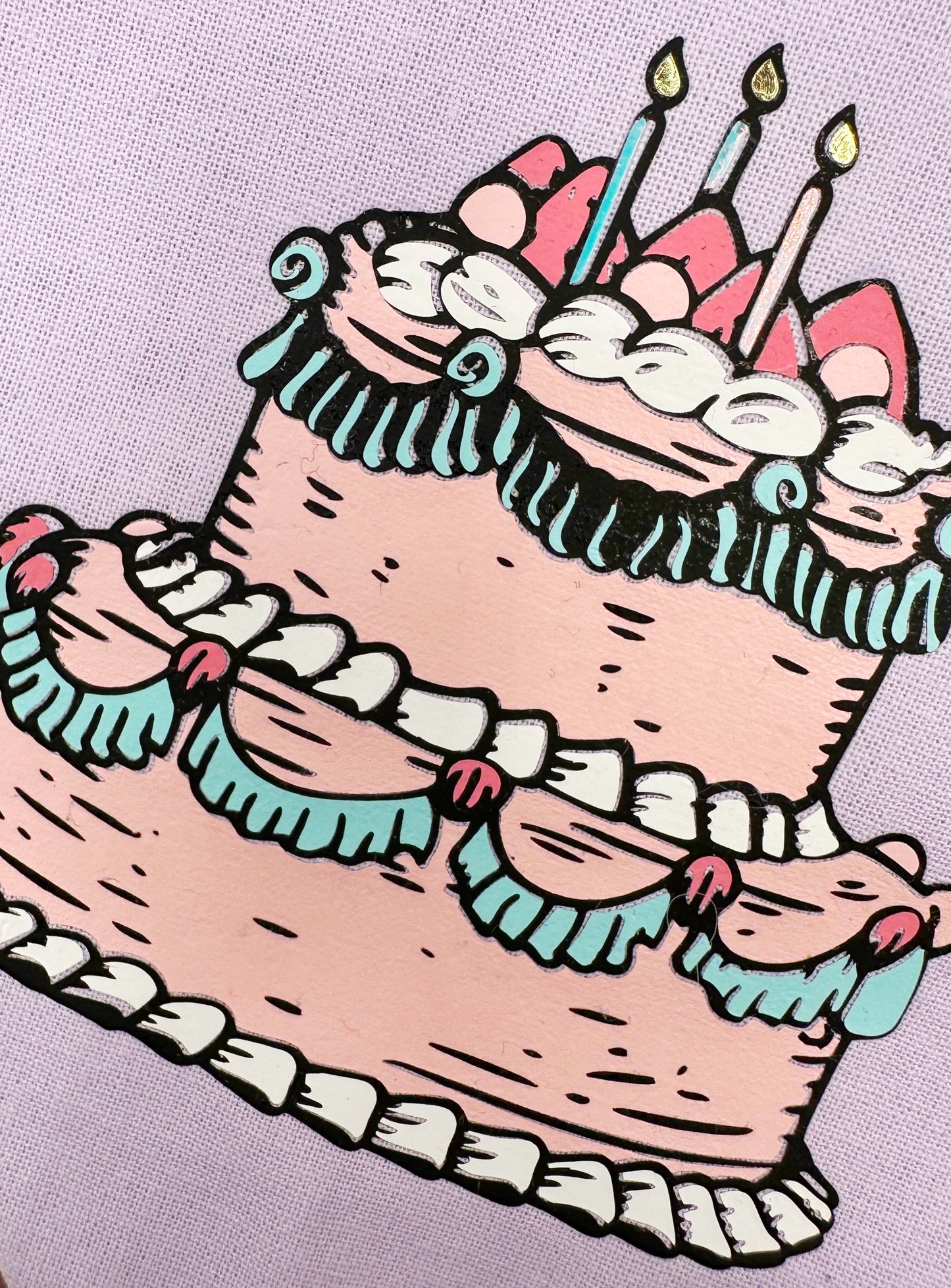 Pastel cake themed wall hanging room accessory keepsake gift