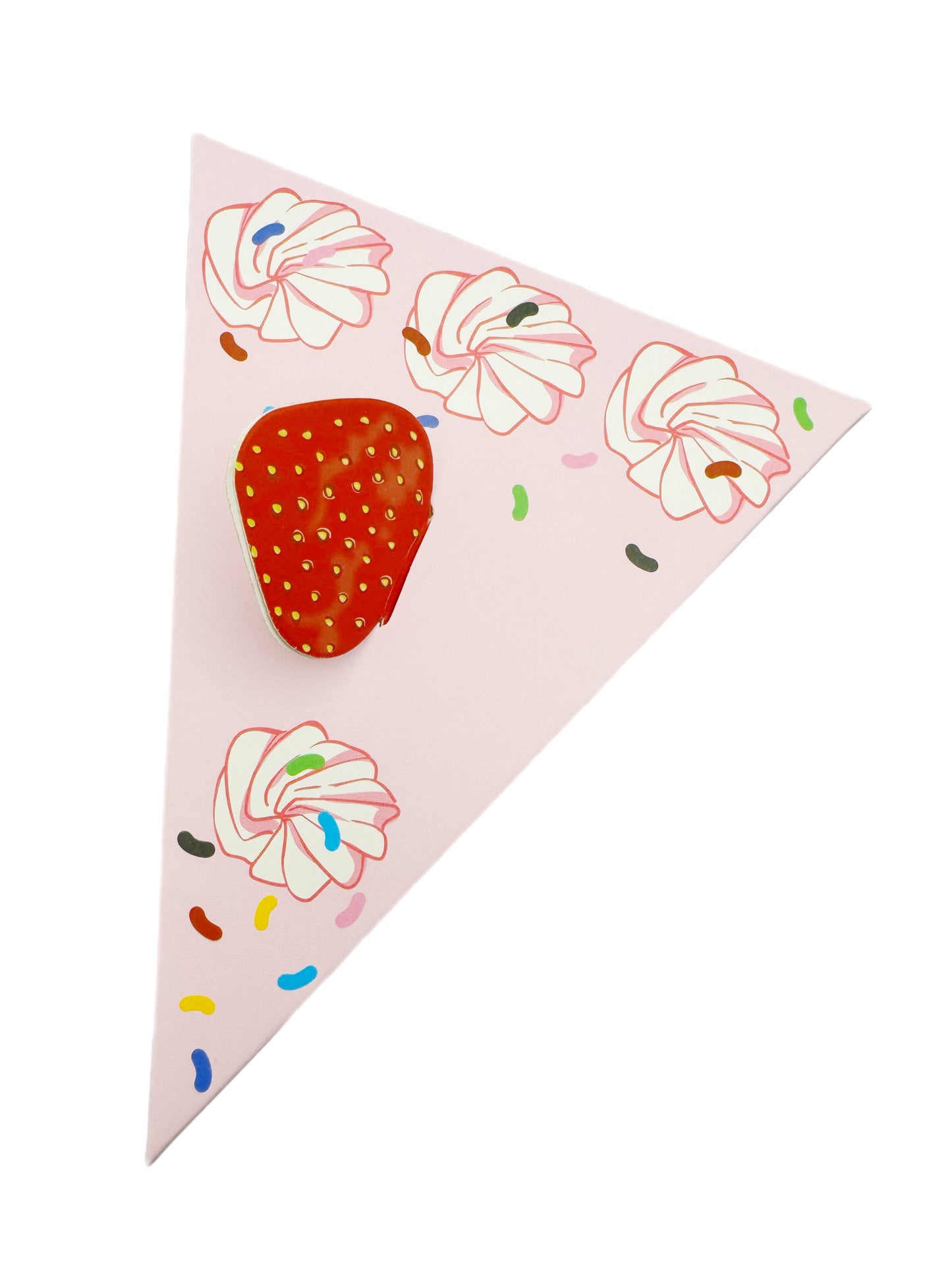 Strawberry cake gift box