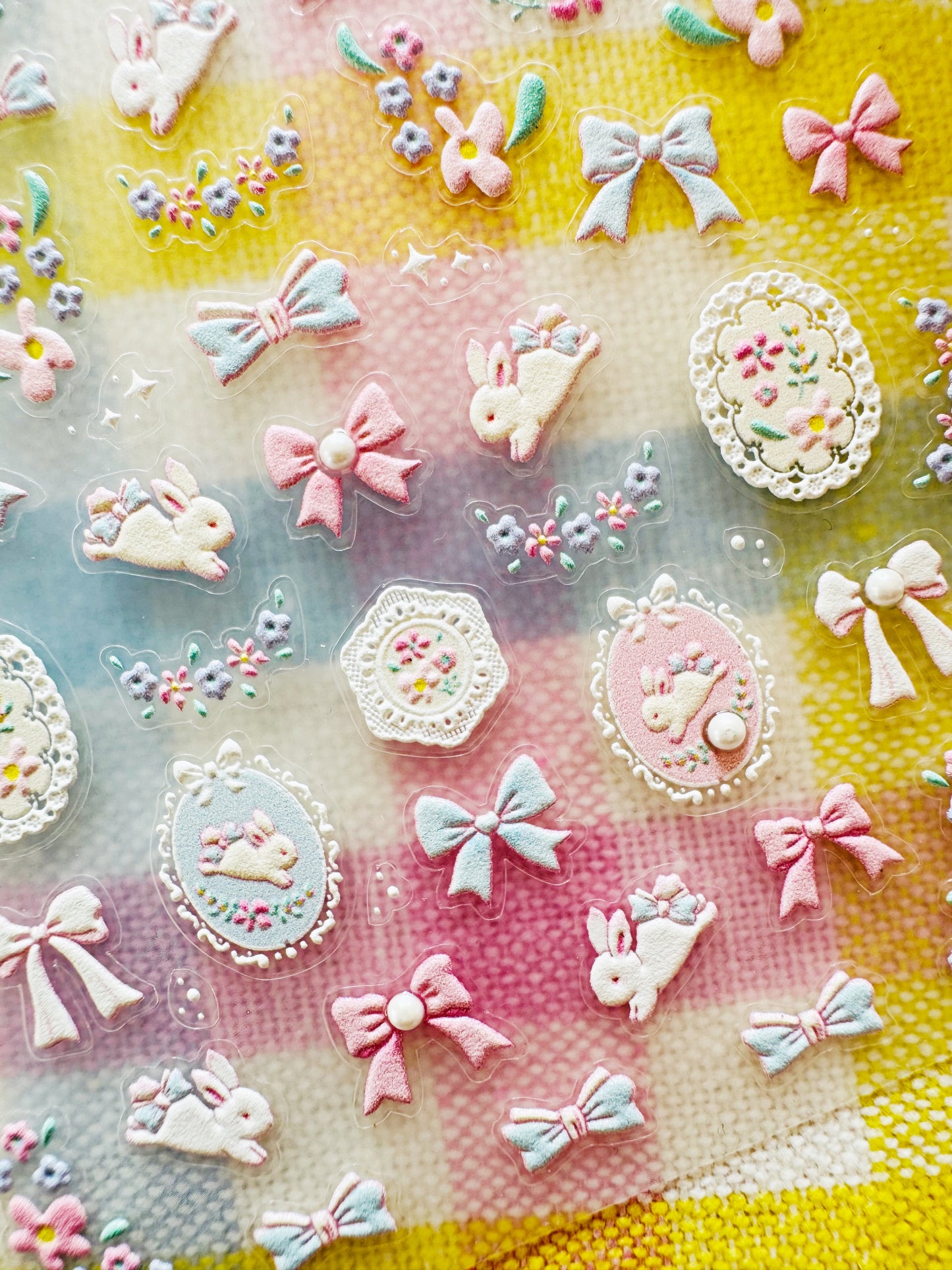 Easter bunny themes nail art stickers