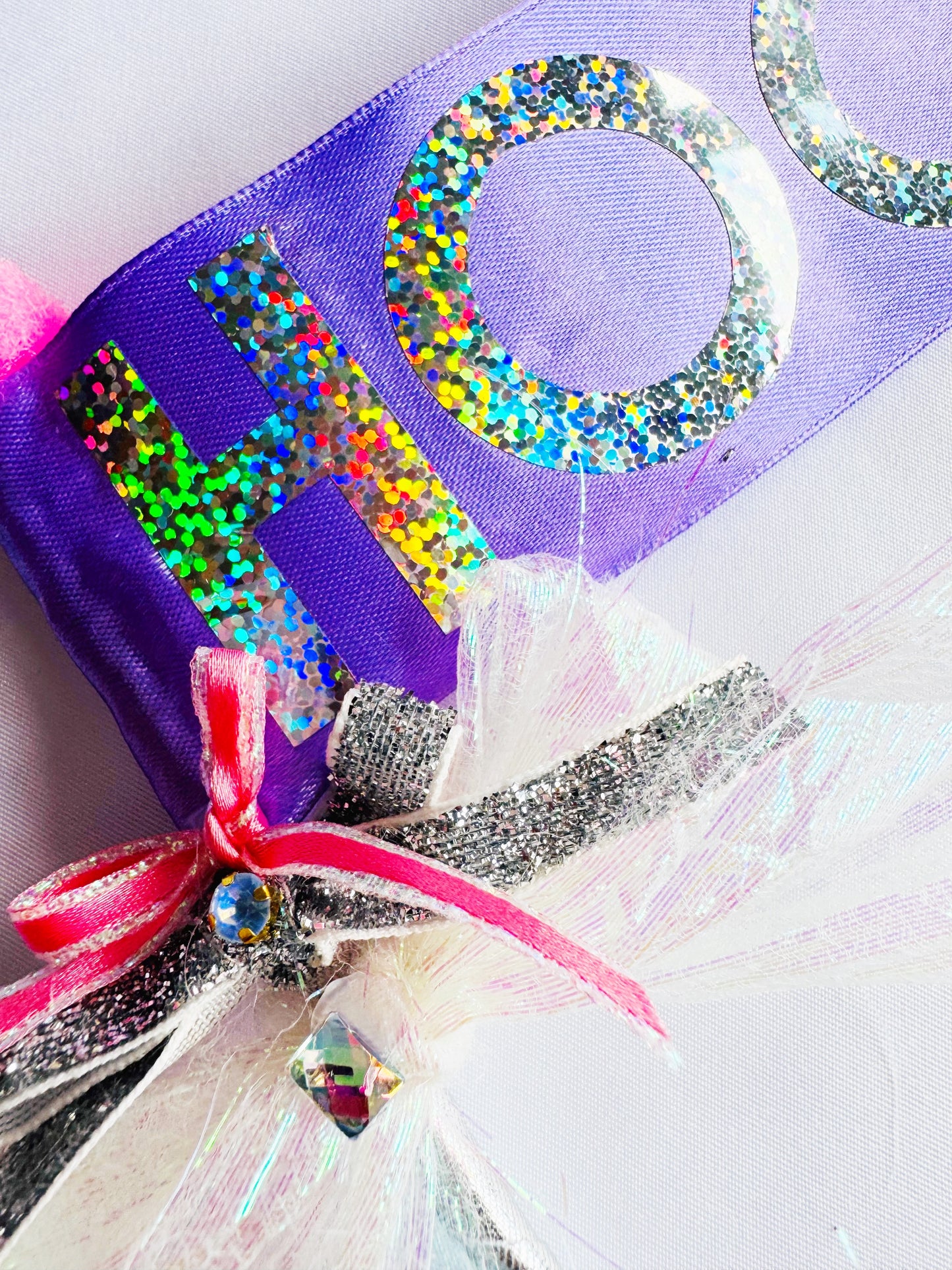 Birthday fabric celebration wands