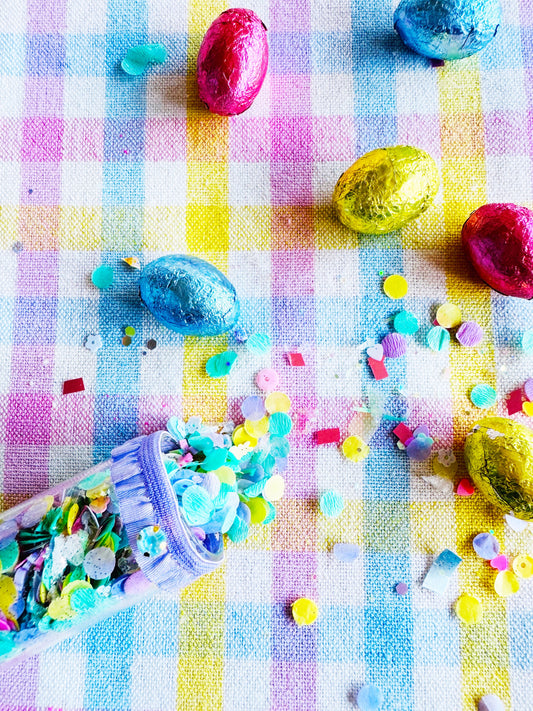 Easter confetti bottles