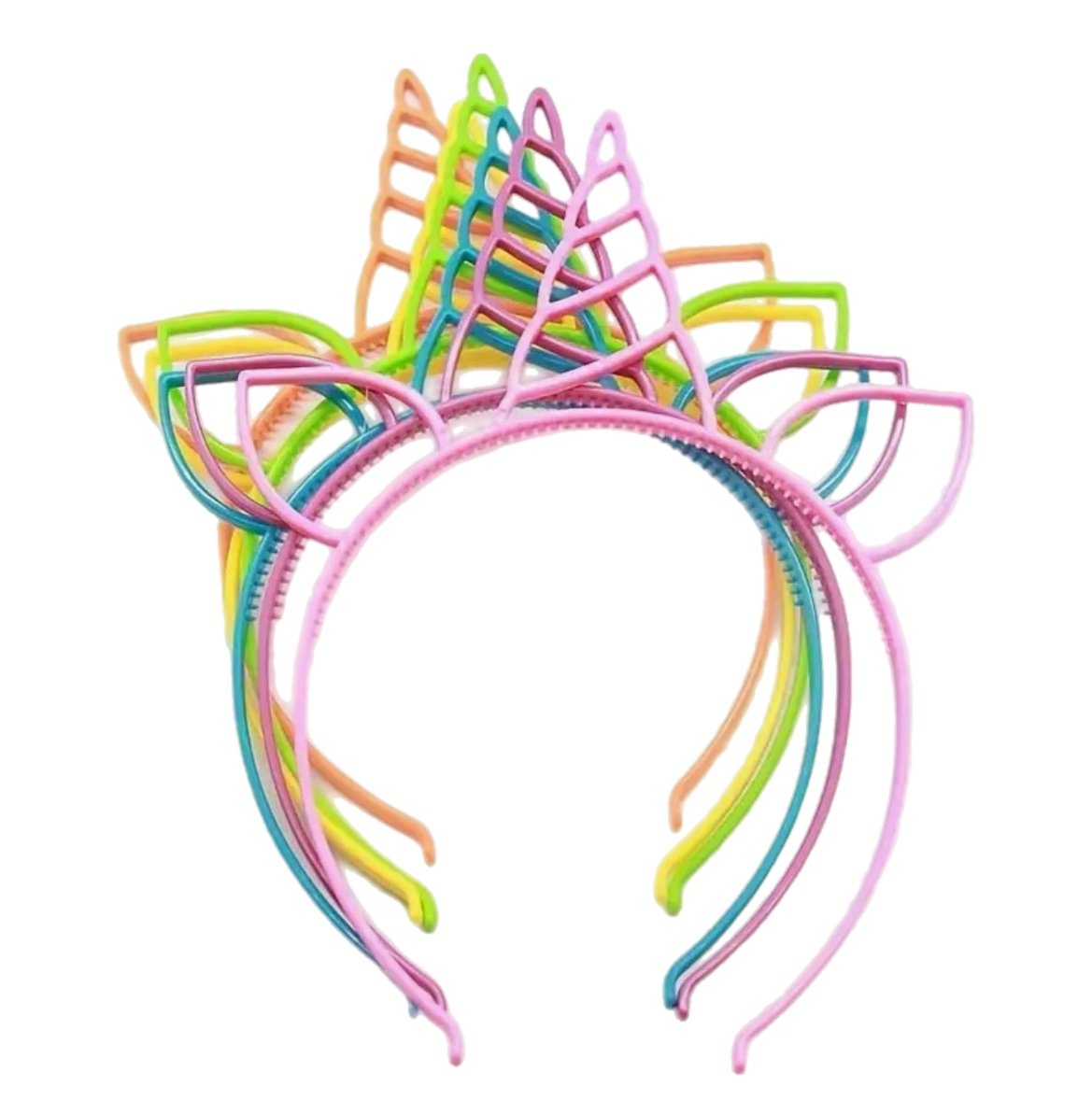Unicorn shaped head bands