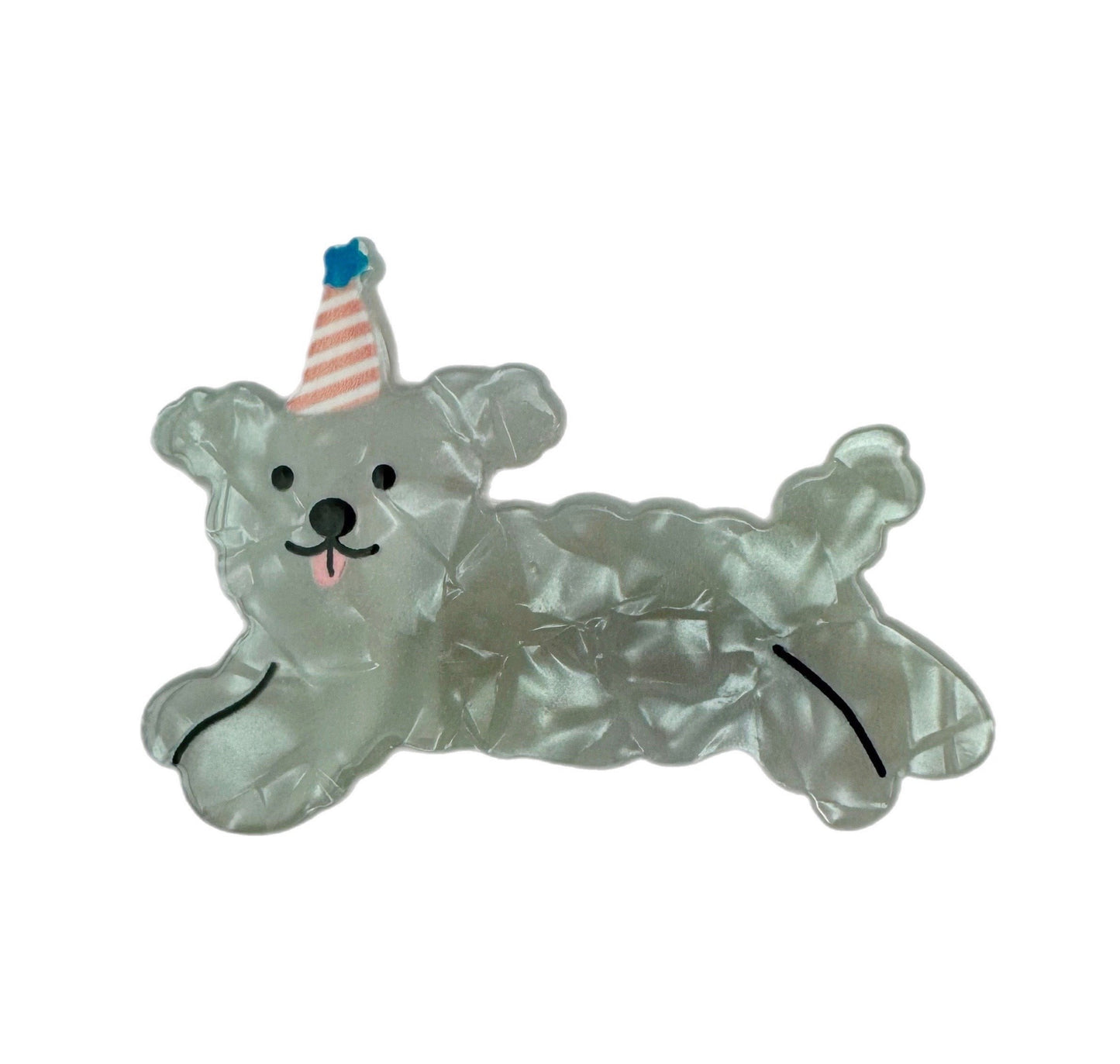 Cute Party Puppy Dog Acrylic Hairclips