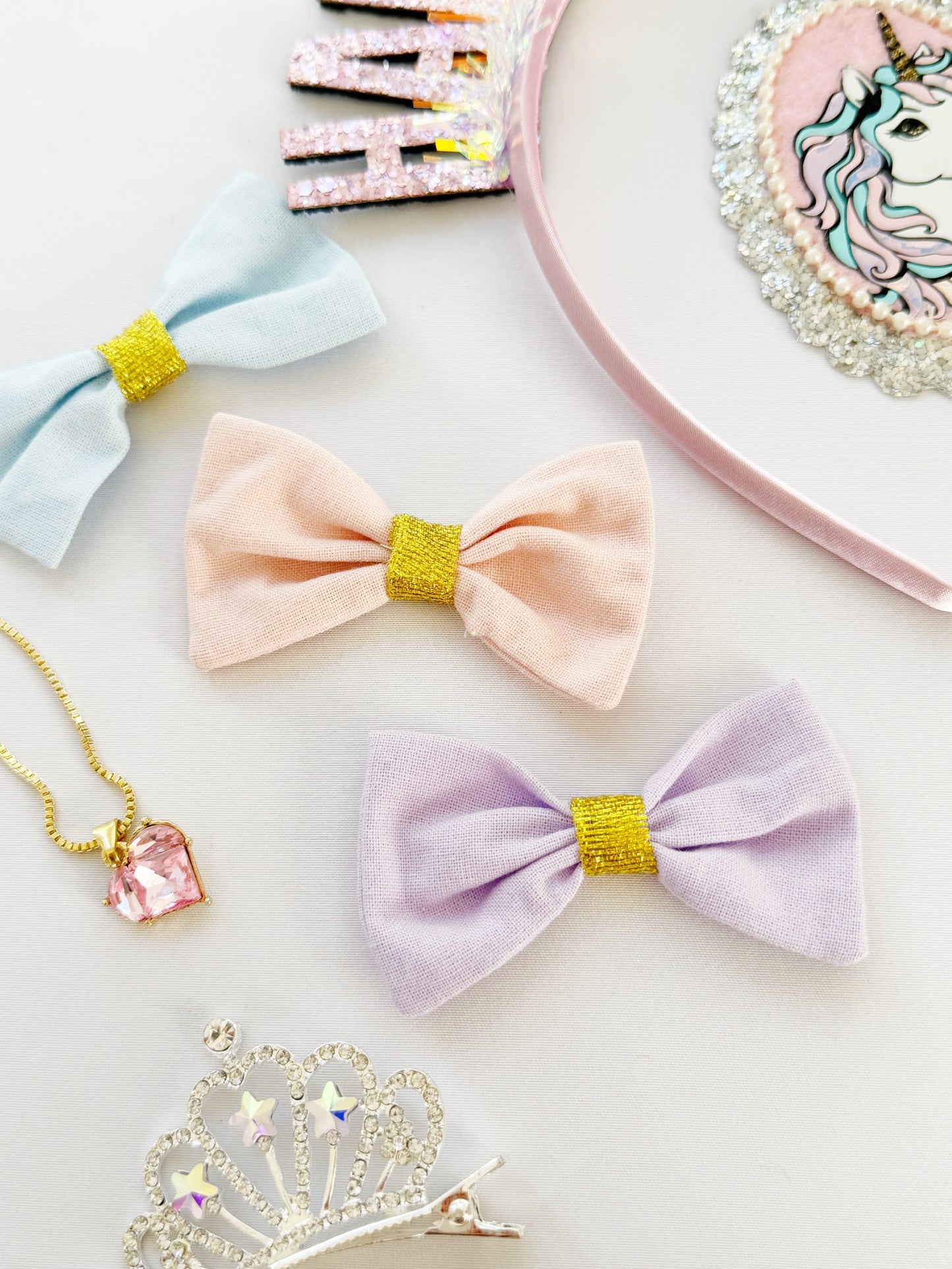 Pastel party bag princess themed fillers