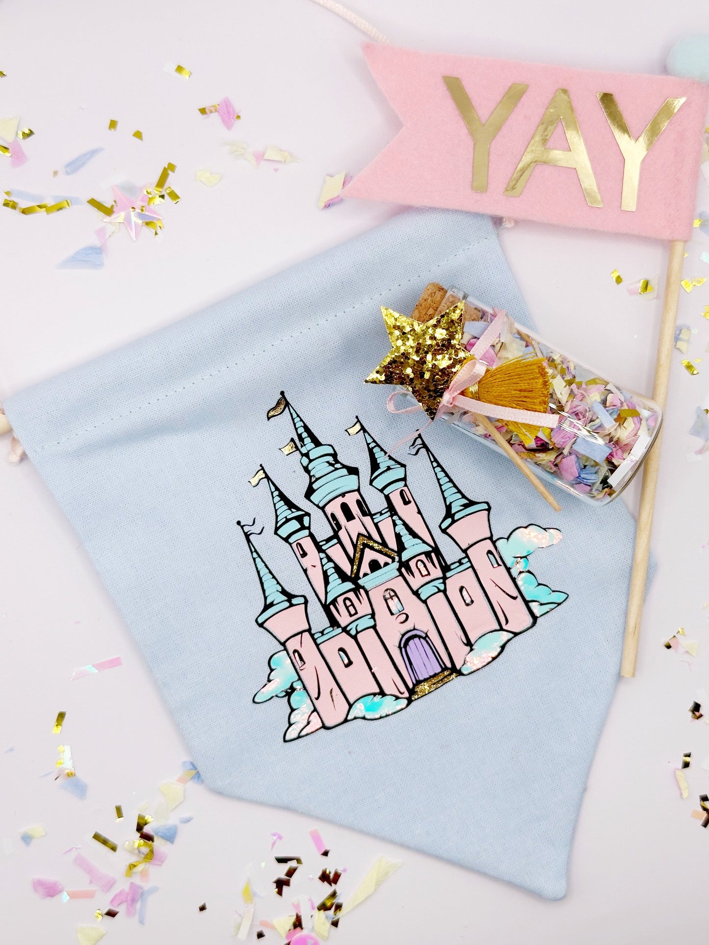 Fairytale princess castle wall hanging kids keepsake gift