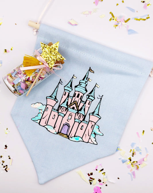 Fairytale princess castle wall hanging kids keepsake gift