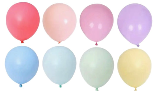 Pastel party balloons