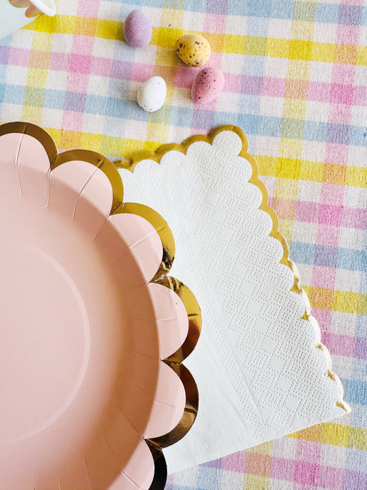 Pastel party tableware