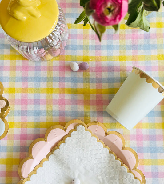 Pastel party tableware