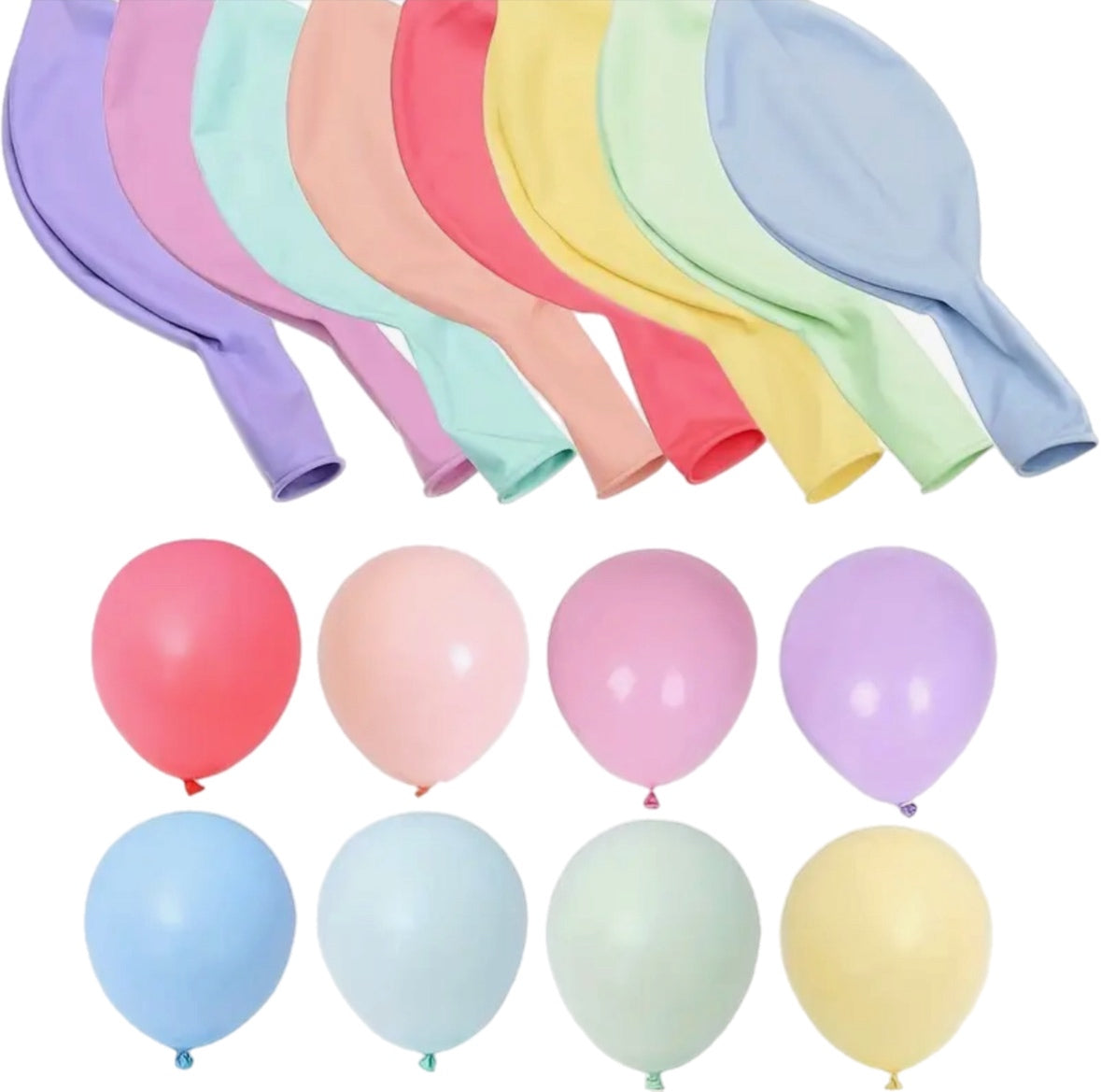Pastel party balloons