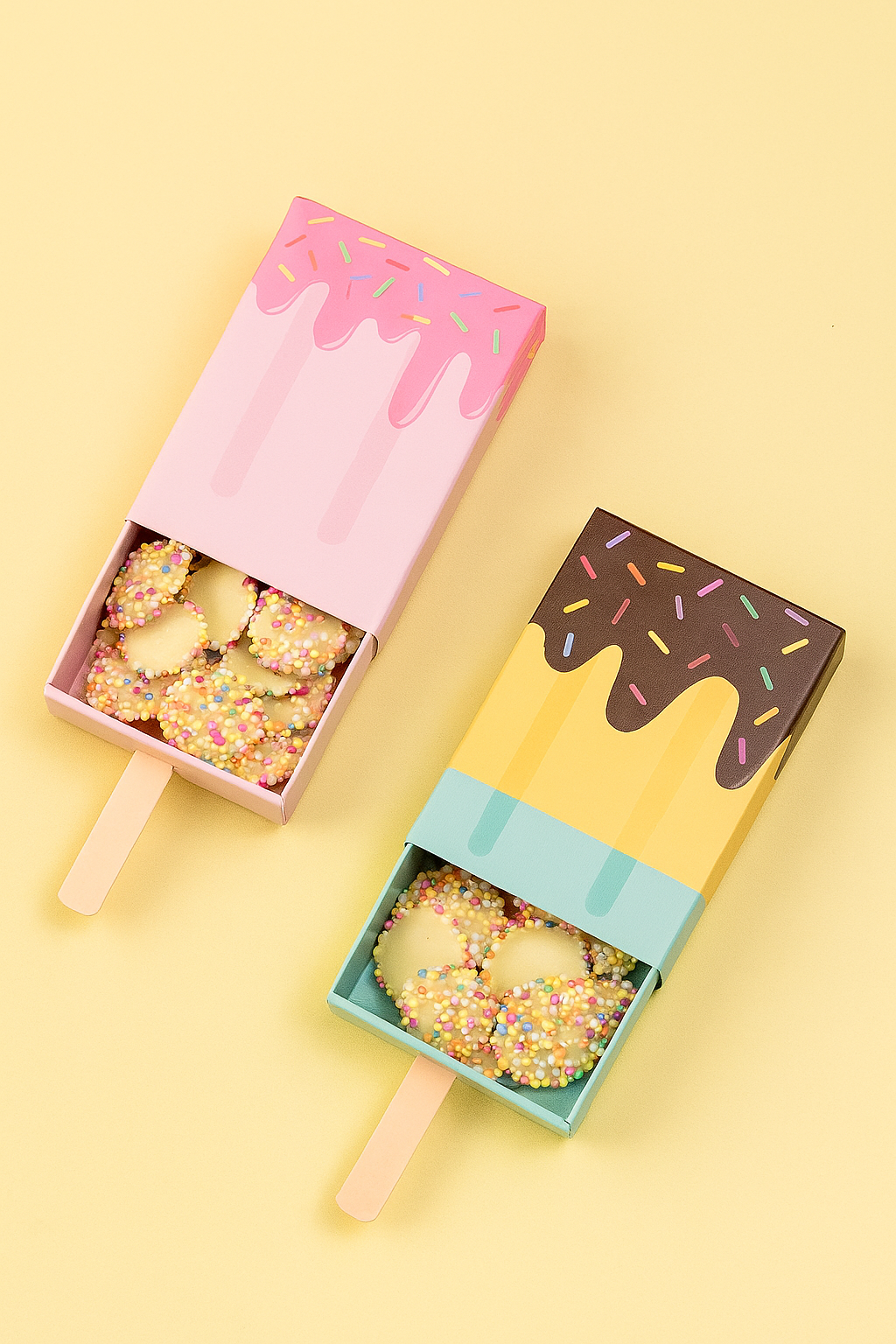 Ice cream themed mini gift boxes