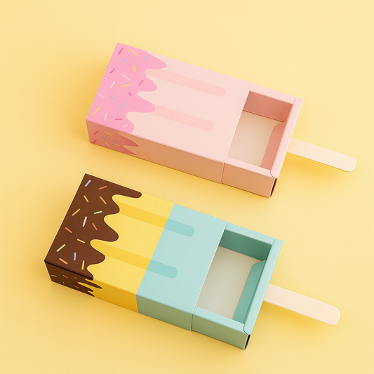 Mini ice cream party bag filler boxes