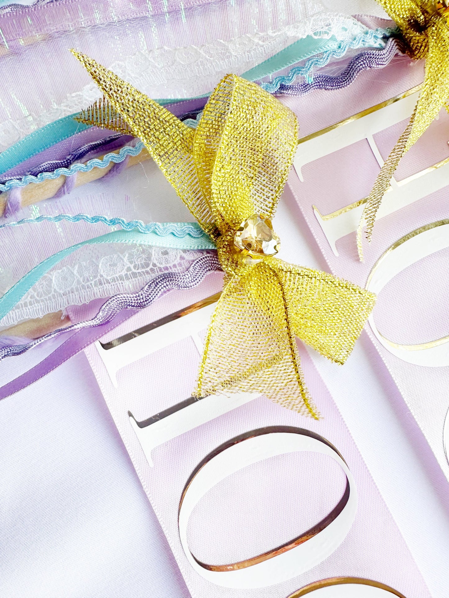 Hooray celebration ribbon Wands