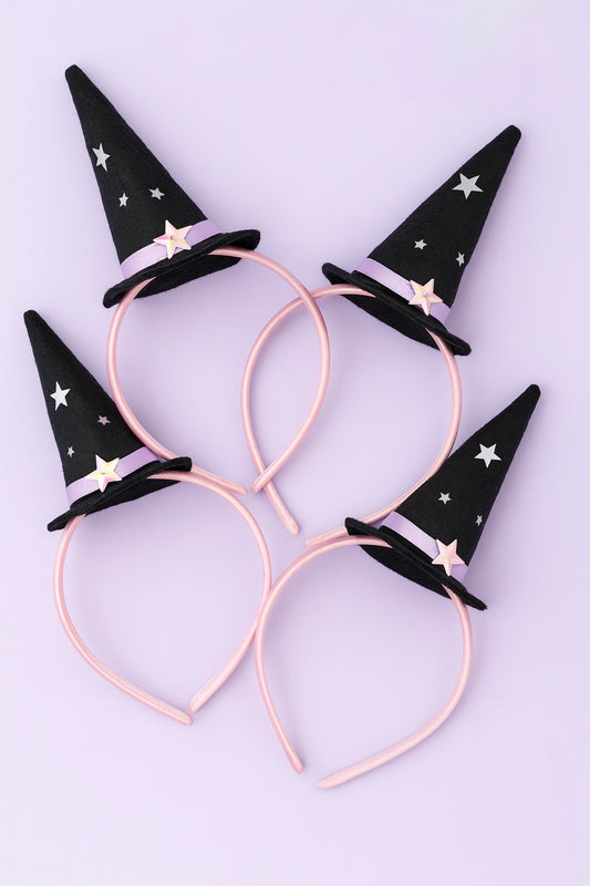 Mini Felt Witch Hat Headband – Kids Halloween Party Costume