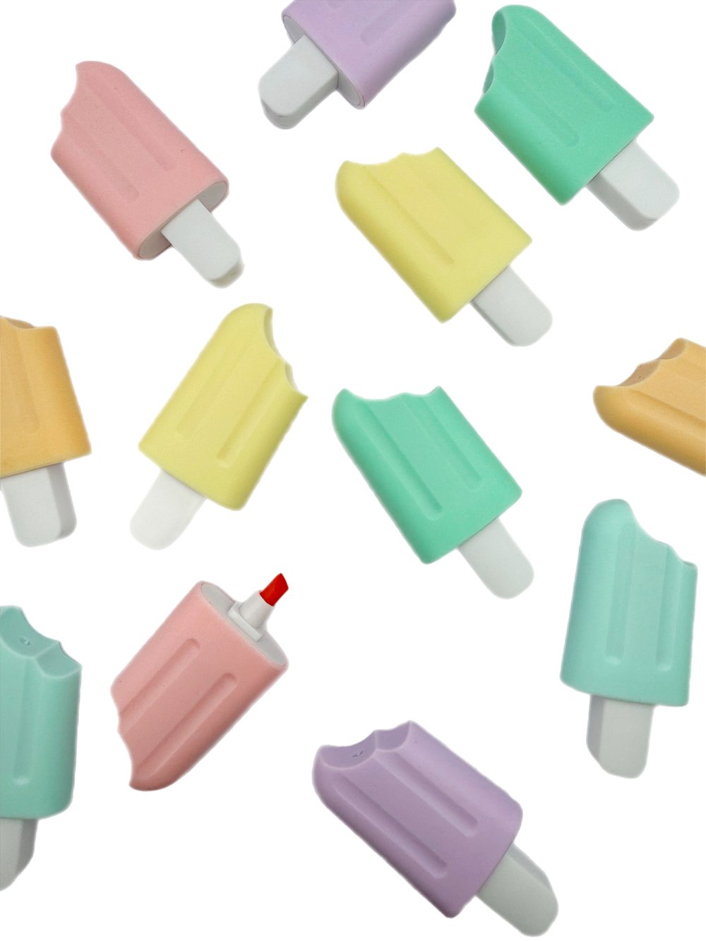Mini pastel ice cream colouring pens