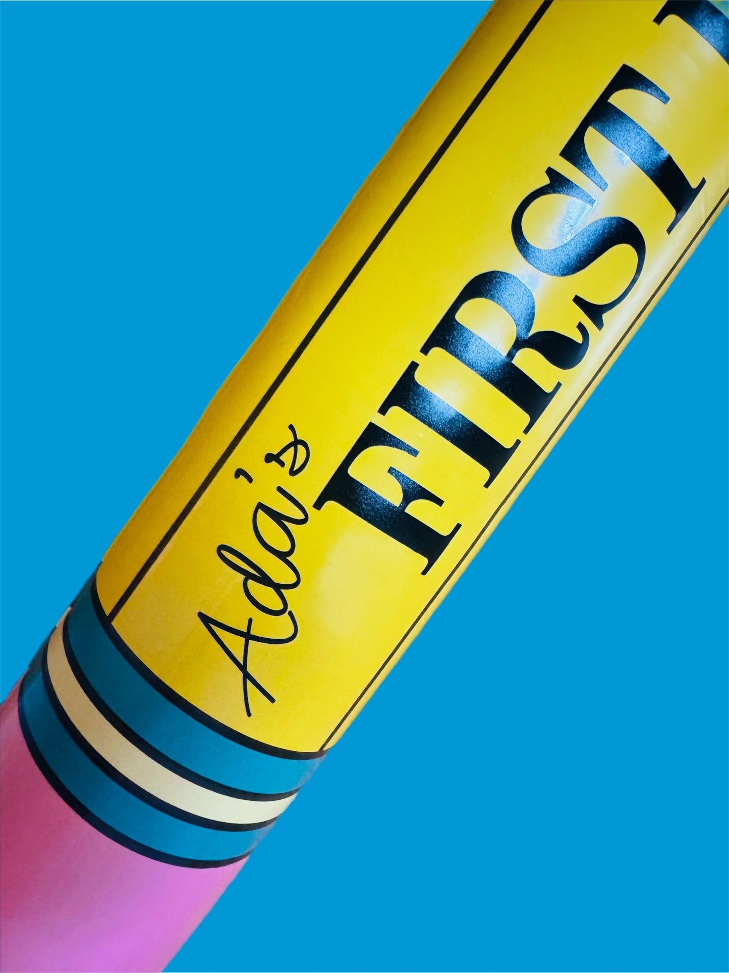 Personalised Inflatable First Day of School Pencil Photo Prop – Back to School Keepsake