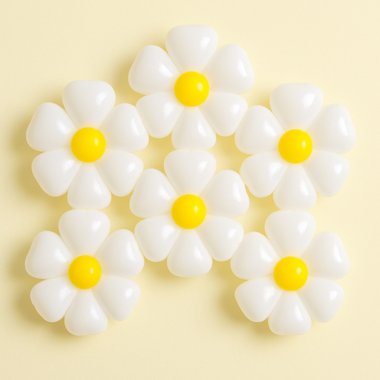 Daisy party balloons