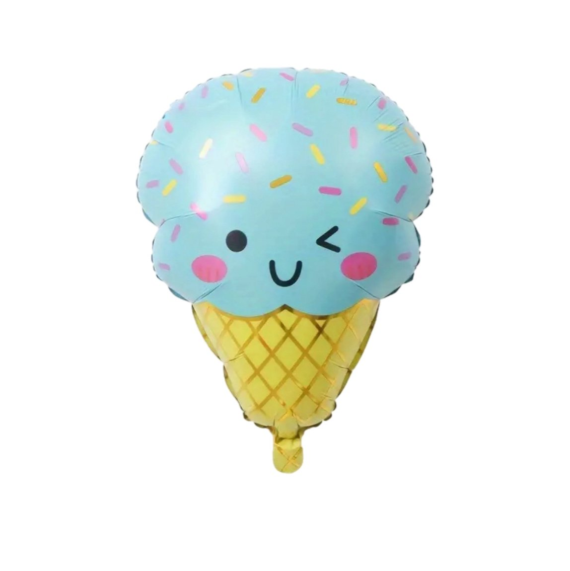 Blue Sprinkles Large Ice Cream Foil Balloon