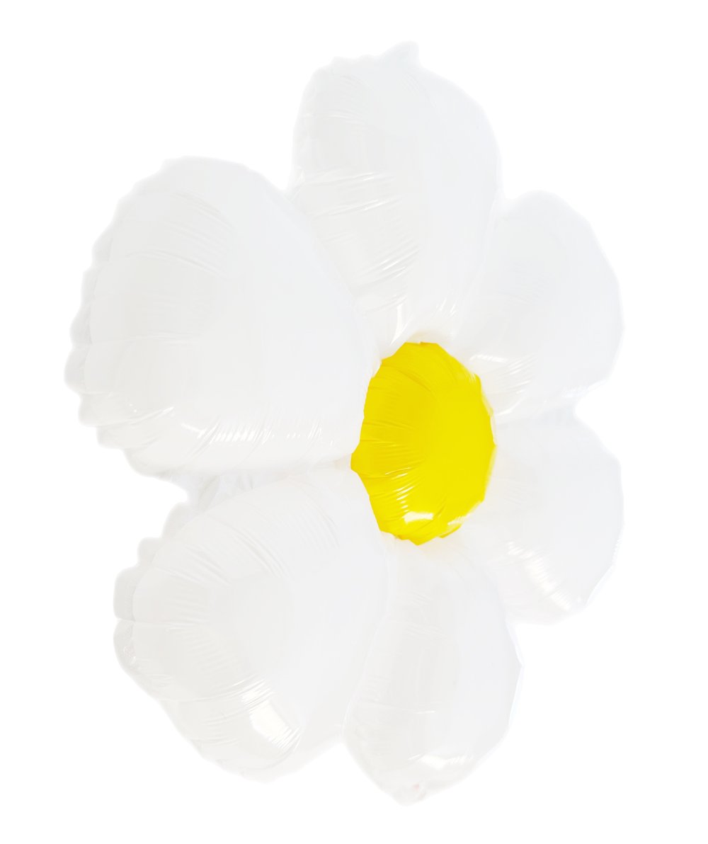 Daisy shaped party balloons