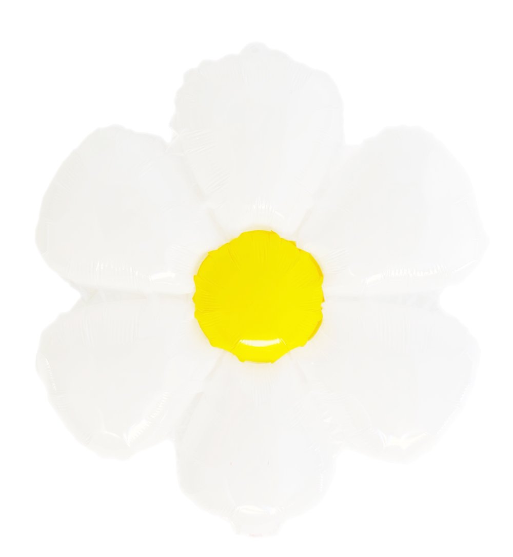 Daisy shaped party balloons