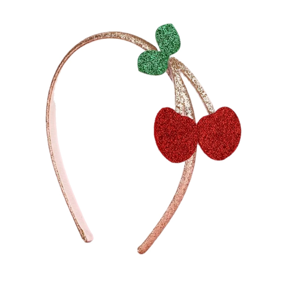 Kids coquette cherry party headband