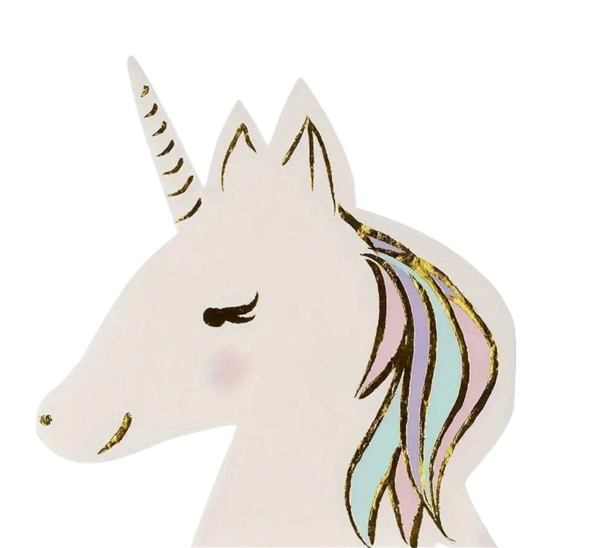 Unicorn party napkins