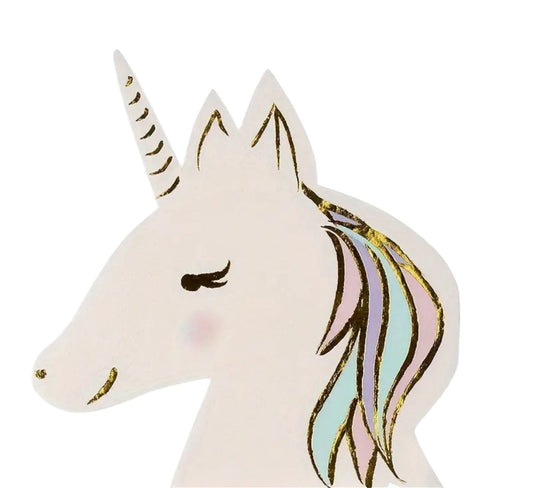 Unicorn party napkins