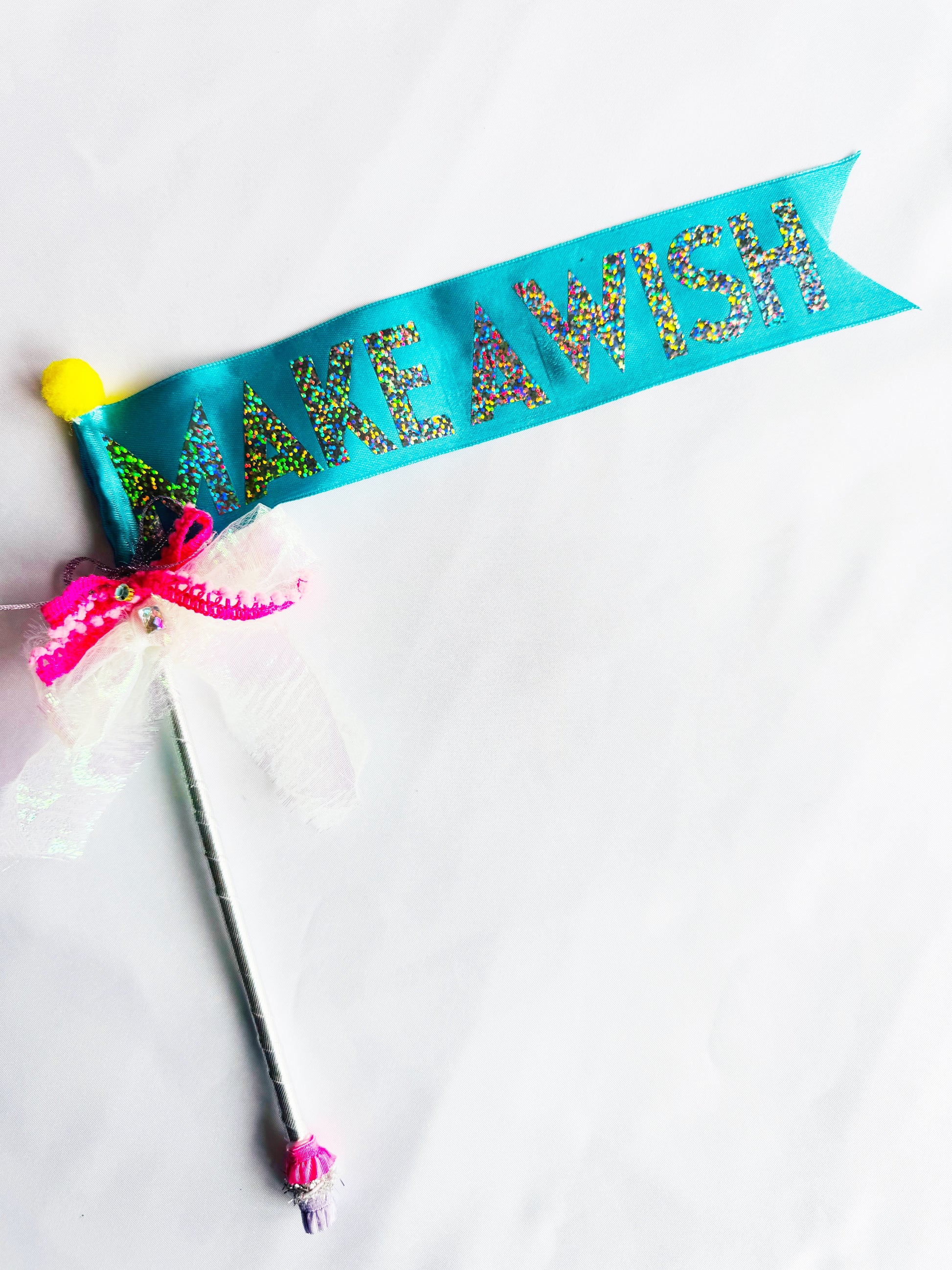 Birthday fabric celebration wands 
