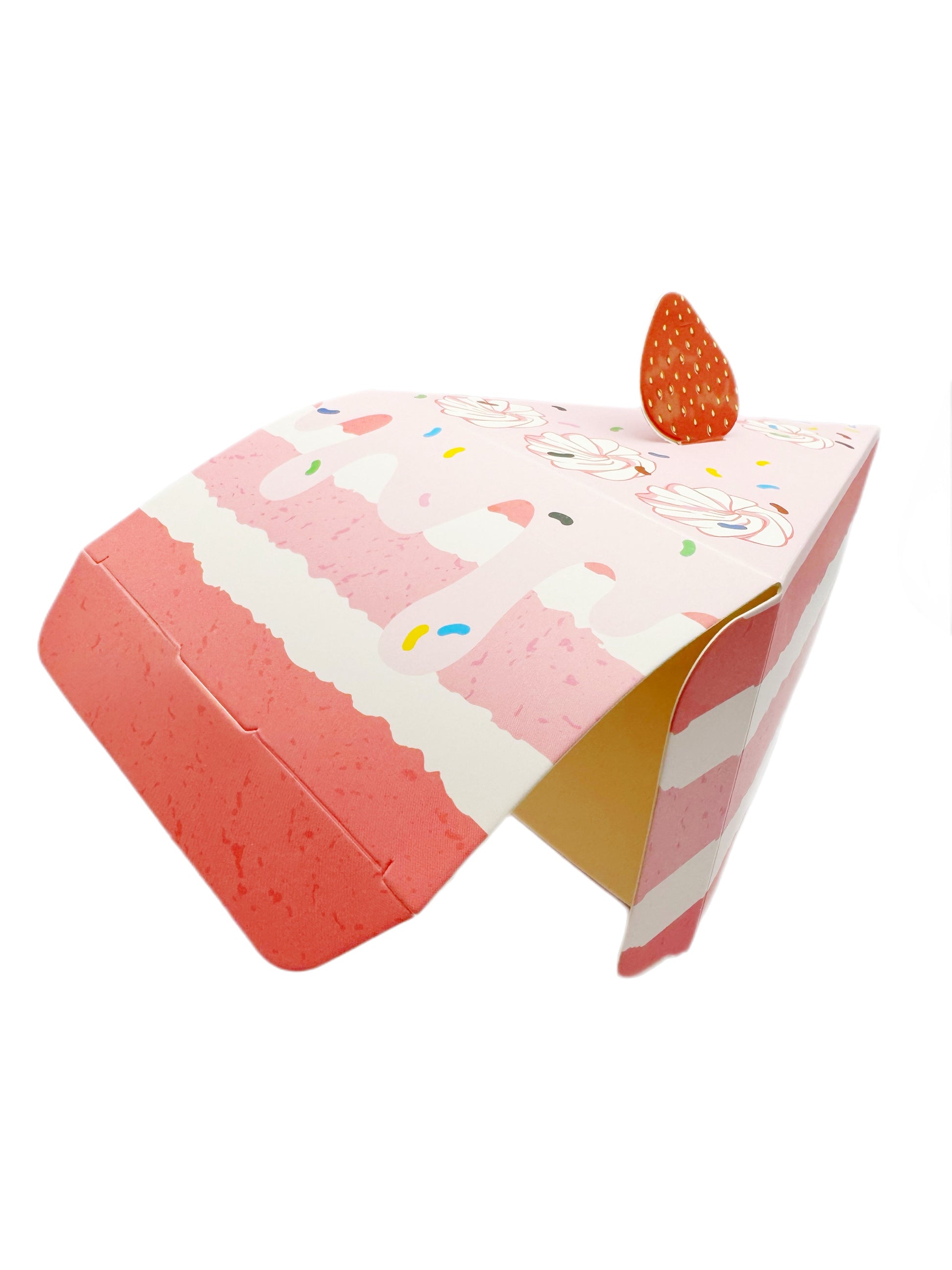 Strawberry cake gift box
