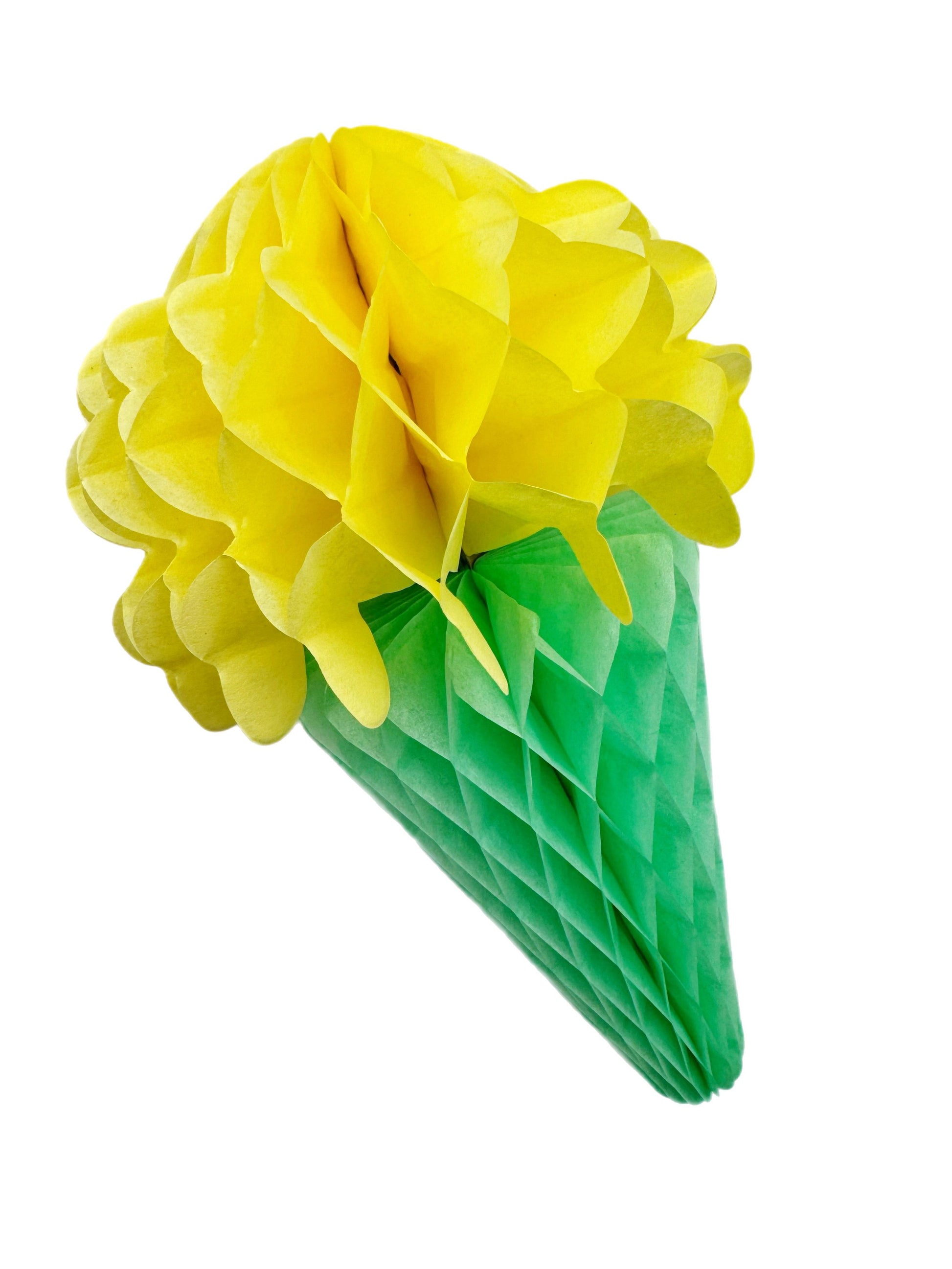 Ice cream paper party decorations