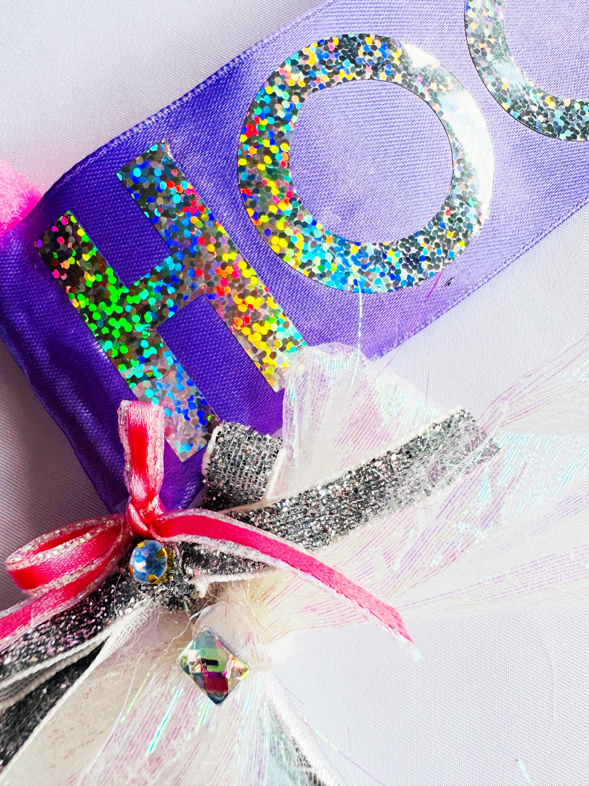 Birthday fabric celebration wands 