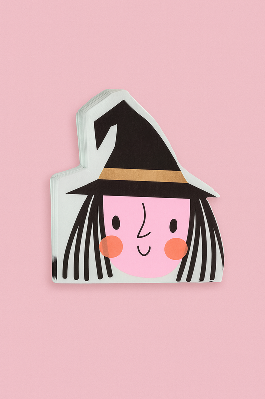 Witch face Halloween napkins