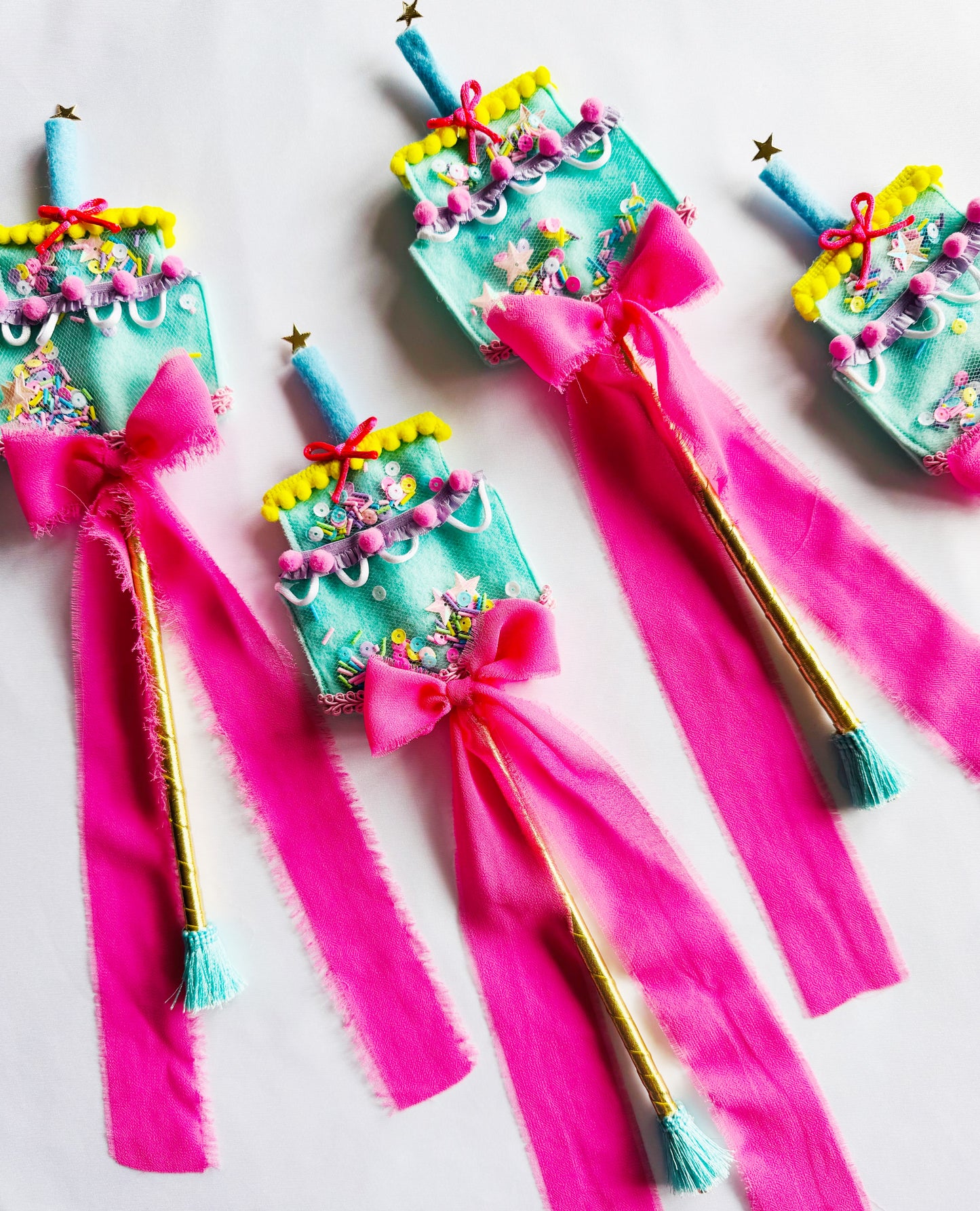  Birthday cake Confetti wand 