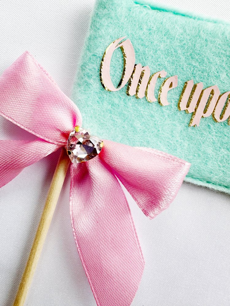 Once upon a time princess cake flag decoration 